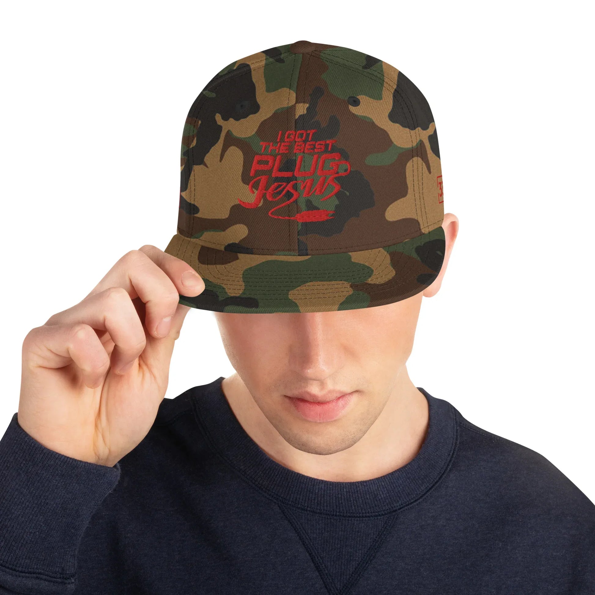 I GOT THE BEST PLUG Snapback Hat - Da G.A.T.E 33
