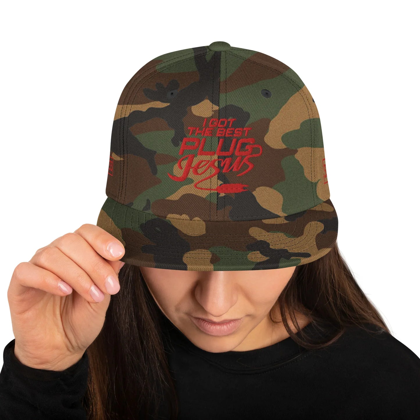 I GOT THE BEST PLUG Snapback Hat - Da G.A.T.E 33