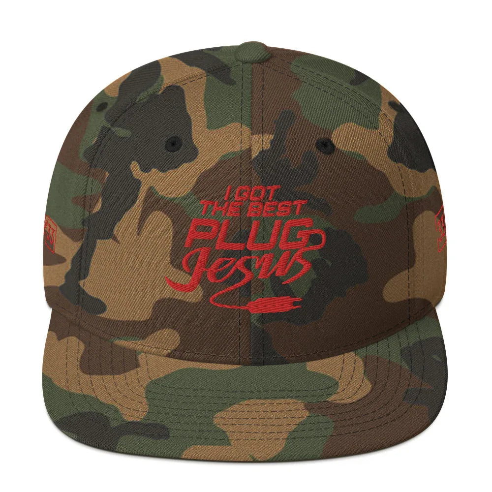 I GOT THE BEST PLUG Snapback Hat - Da G.A.T.E 33