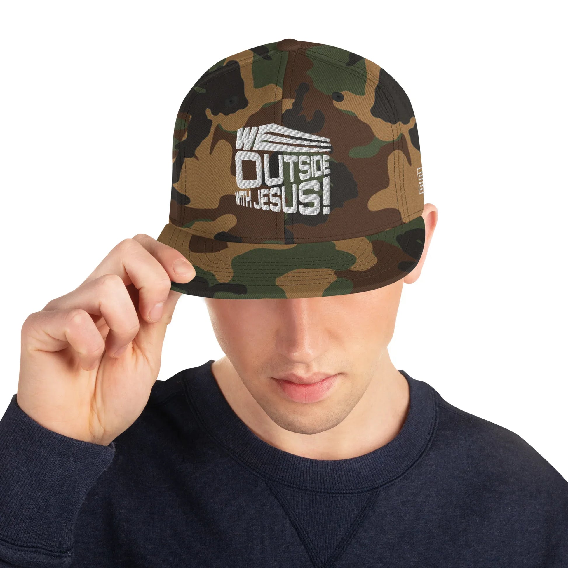 WE OUTSIDE-W-JESUS Snapback Hat - Da G.A.T.E 33