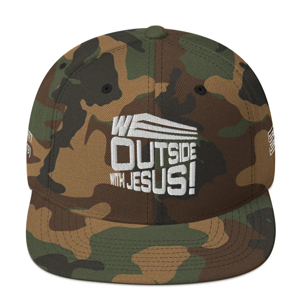 WE OUTSIDE-W-JESUS Snapback Hat - Da G.A.T.E 33