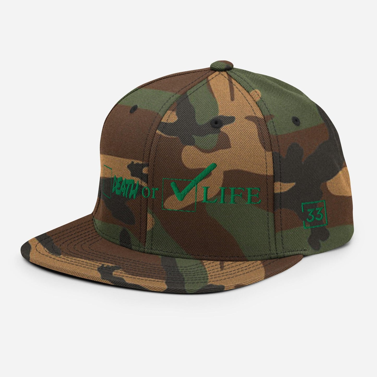 CHOSSE LIFE Snapback Hat - Da G.A.T.E 33