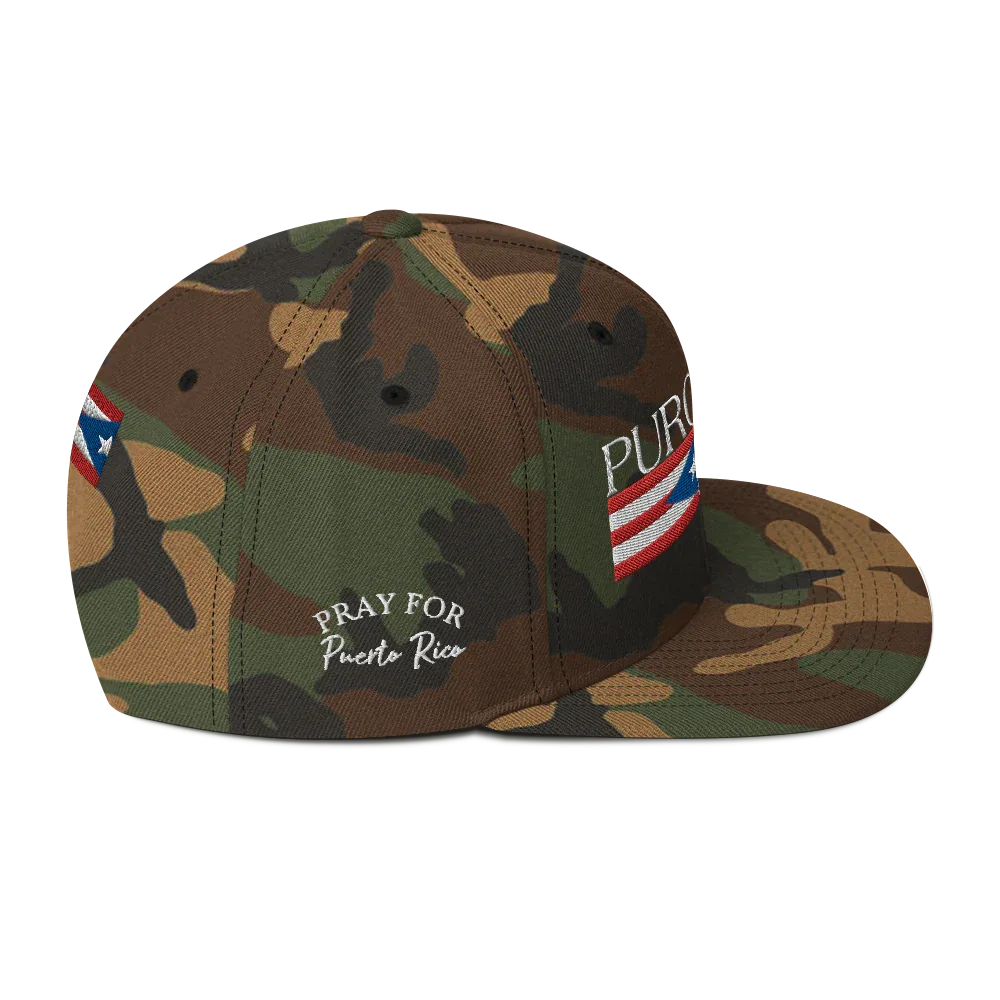 PRAY FOR PR Snapback Hat - Da G.A.T.E 33