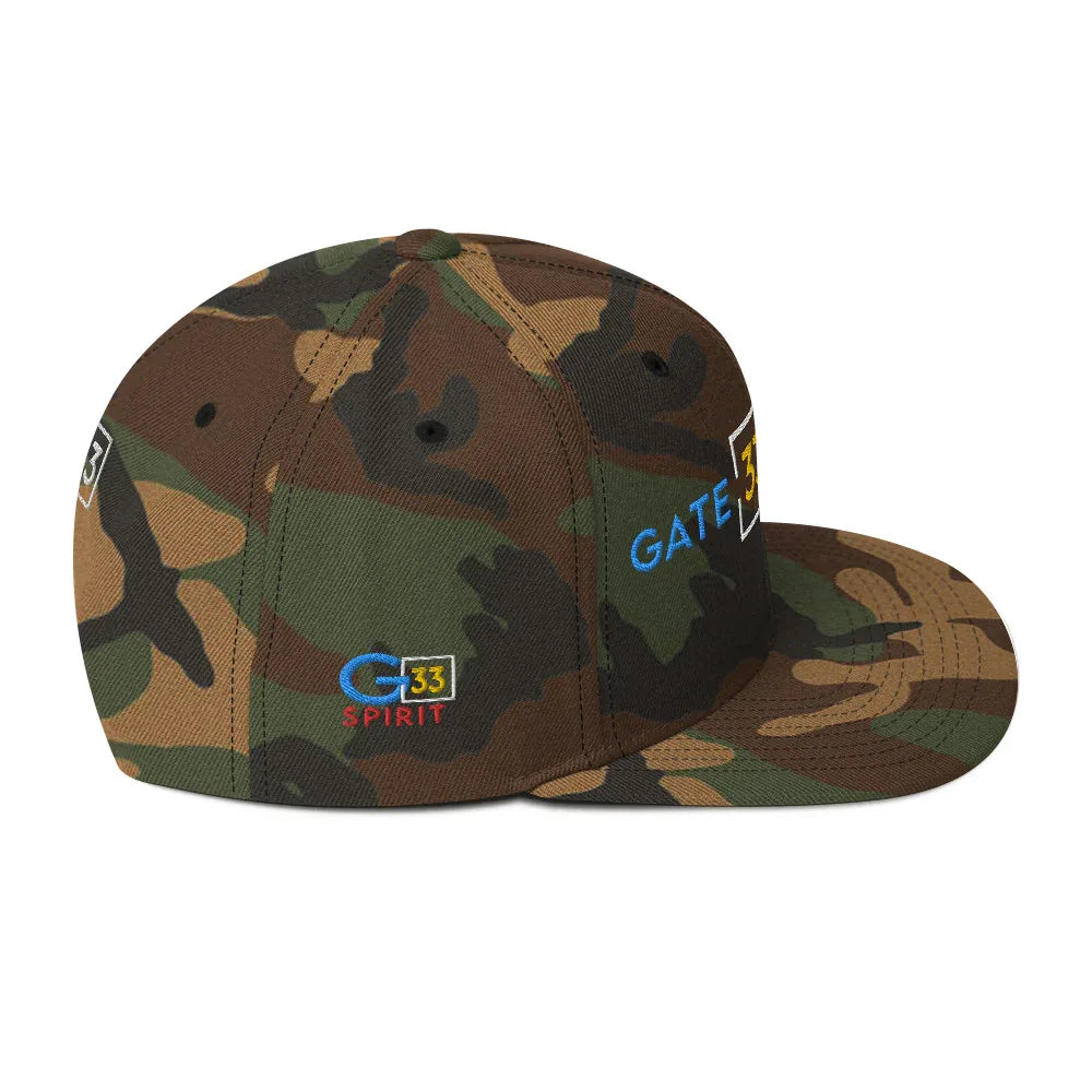 G33 Spirit Snapback Hat - Da G.A.T.E 33