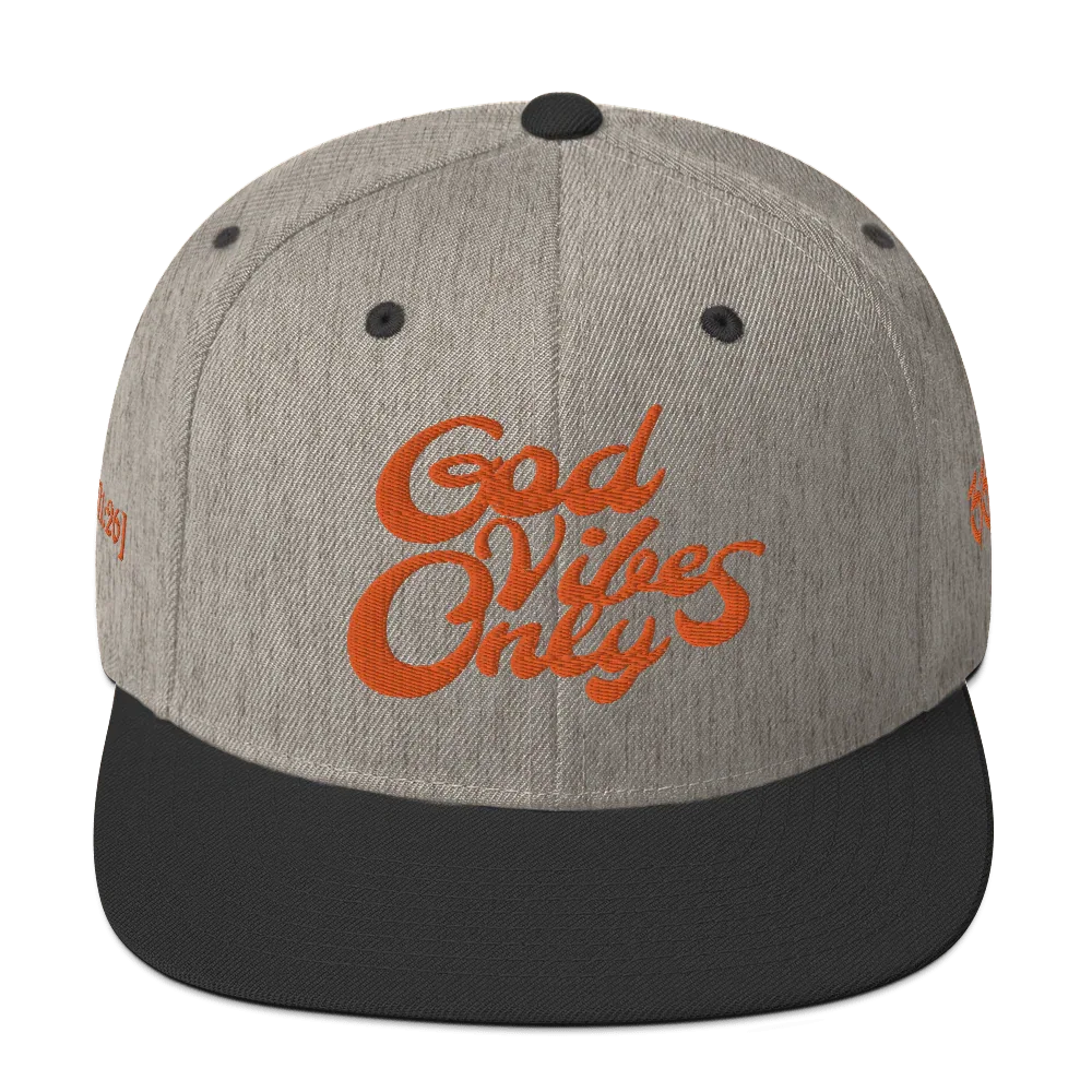 God Vibes Only Snapback Hat - Da G.A.T.E 33