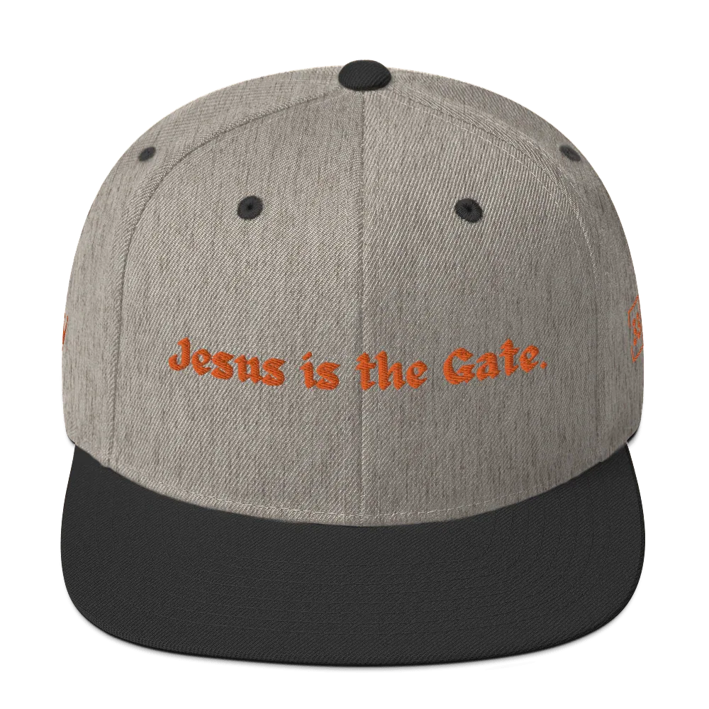 Jesus is the Gate. Snapback Hat - Da G.A.T.E 33