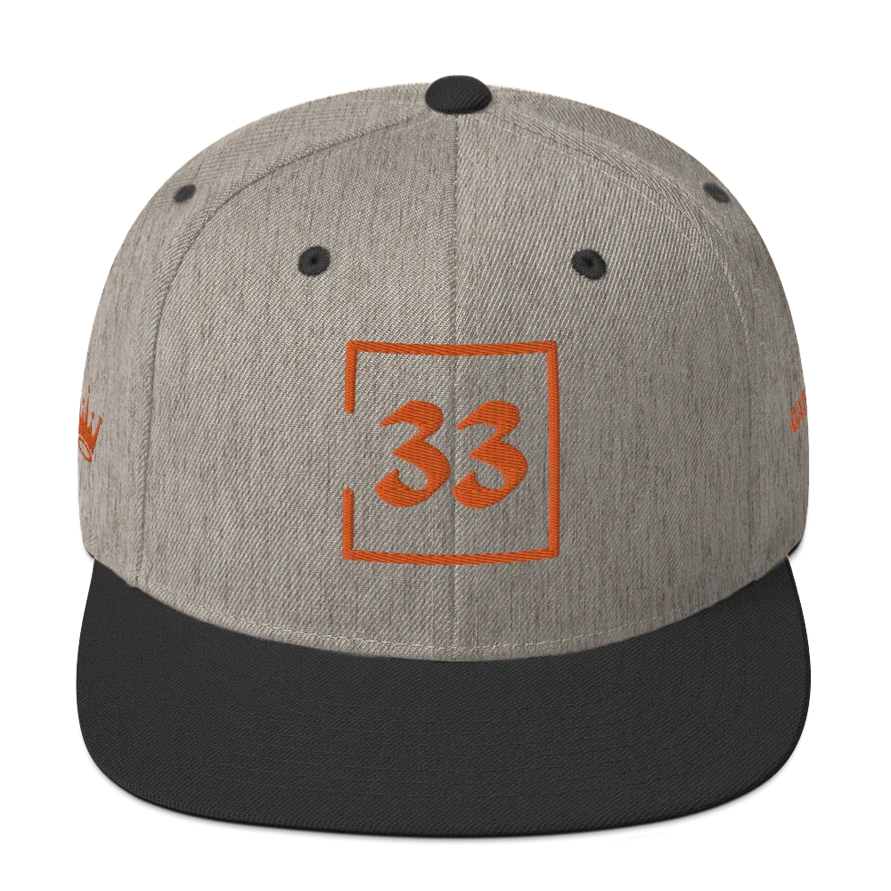 33 Snapback Hat - Da G.A.T.E 33