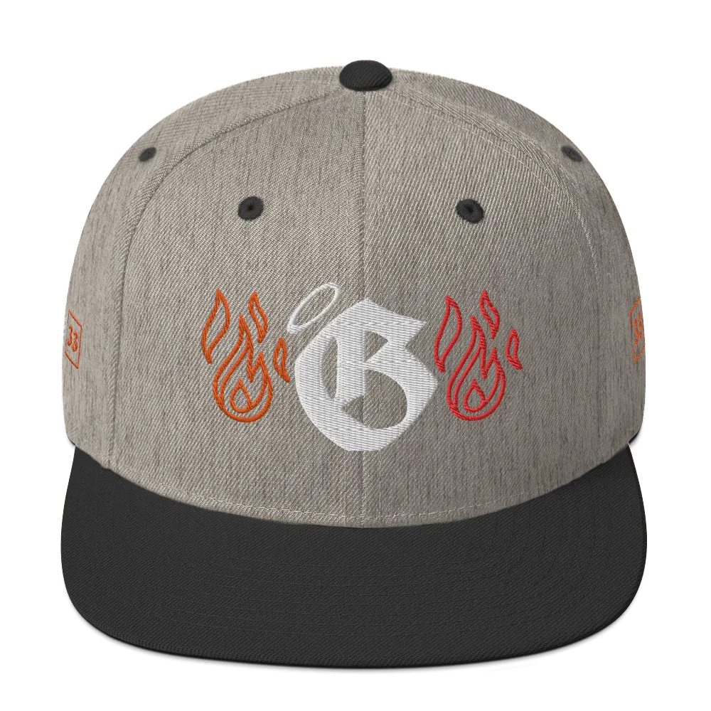 G Flames Snapback Hat - Da G.A.T.E 33