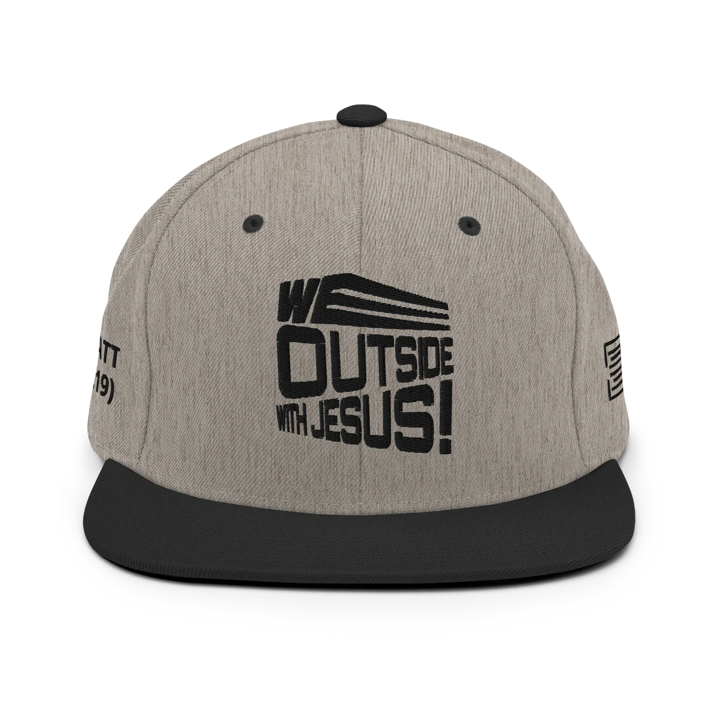 WE OUTSIDE-W-JESUS Snapback Hat - Da G.A.T.E 33