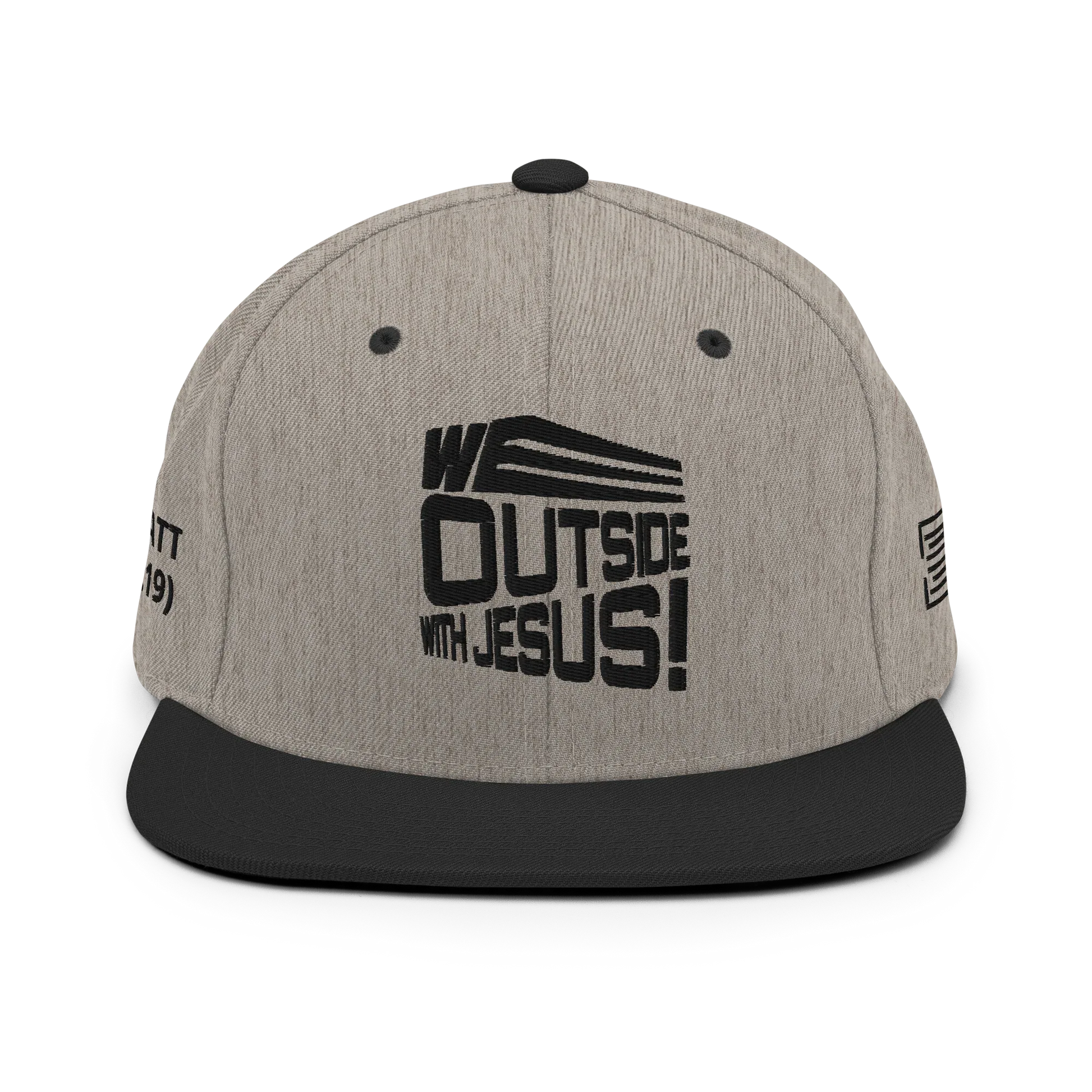 WE OUTSIDE-W-JESUS Snapback Hat - Da G.A.T.E 33