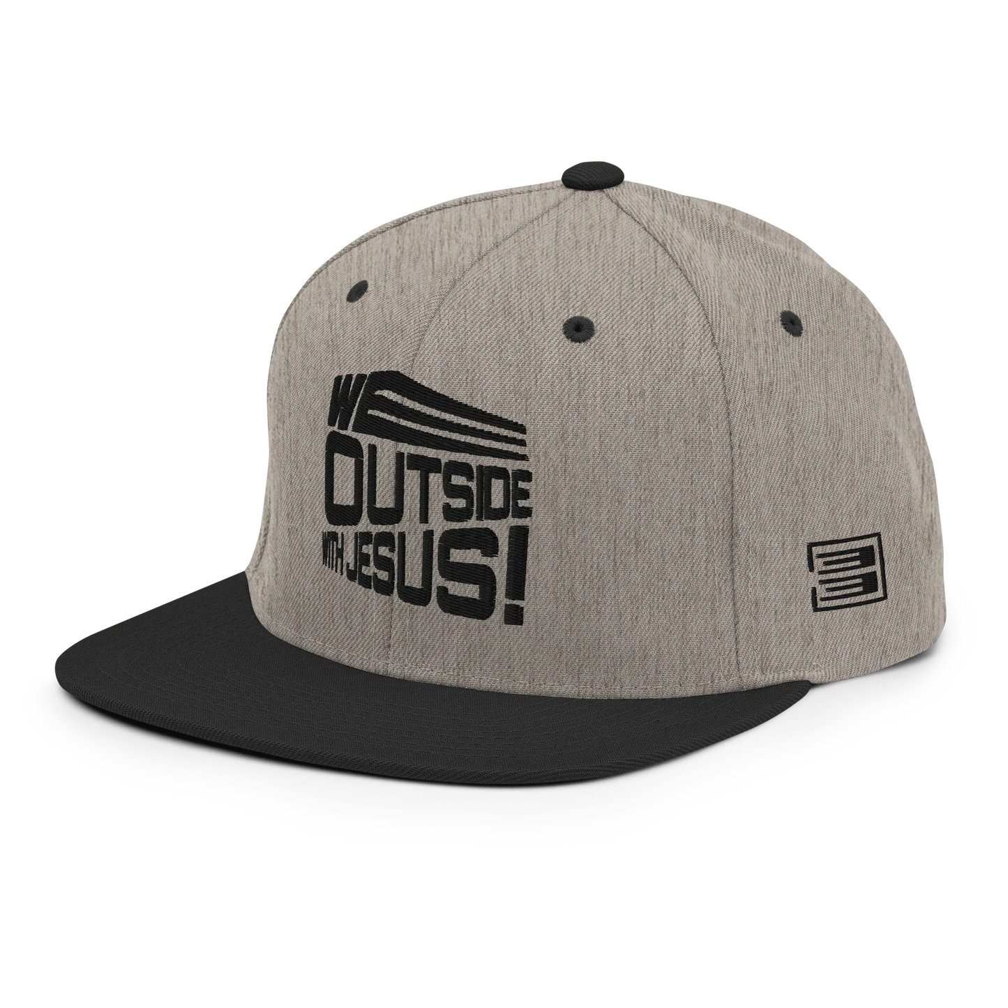 WE OUTSIDE-W-JESUS Snapback Hat - Da G.A.T.E 33