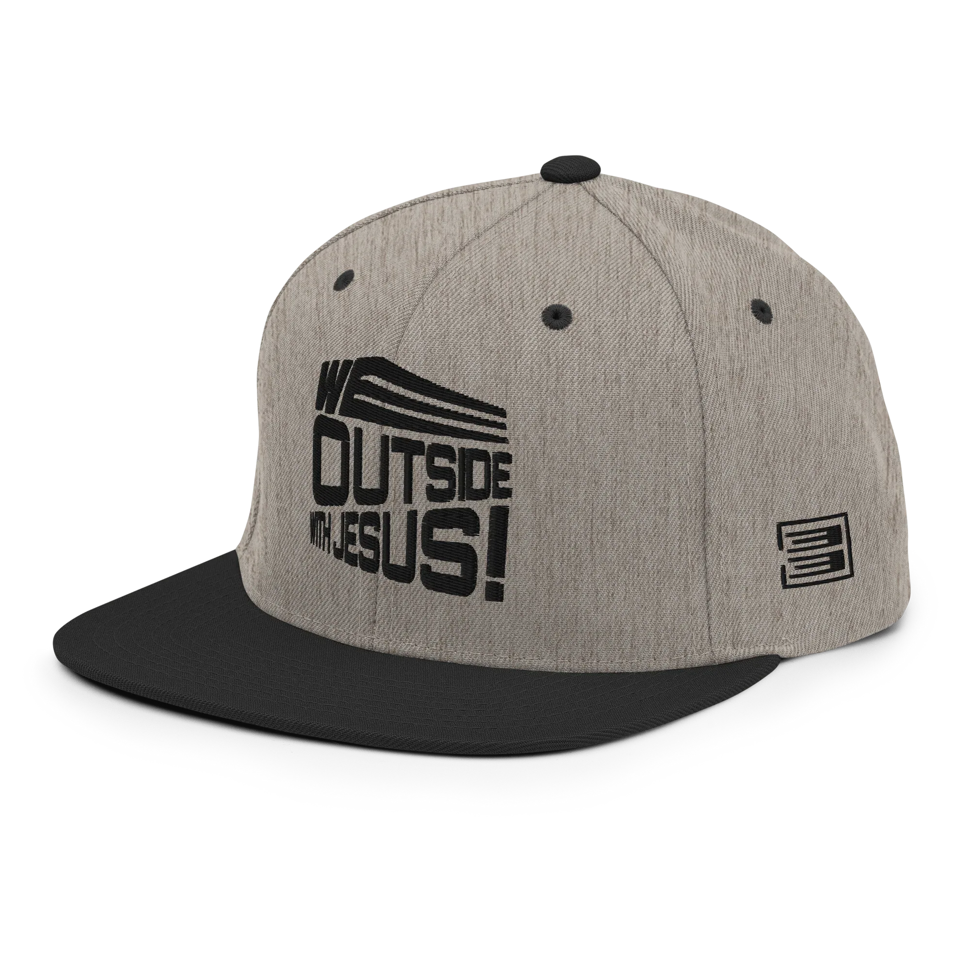 WE OUTSIDE-W-JESUS Snapback Hat - Da G.A.T.E 33