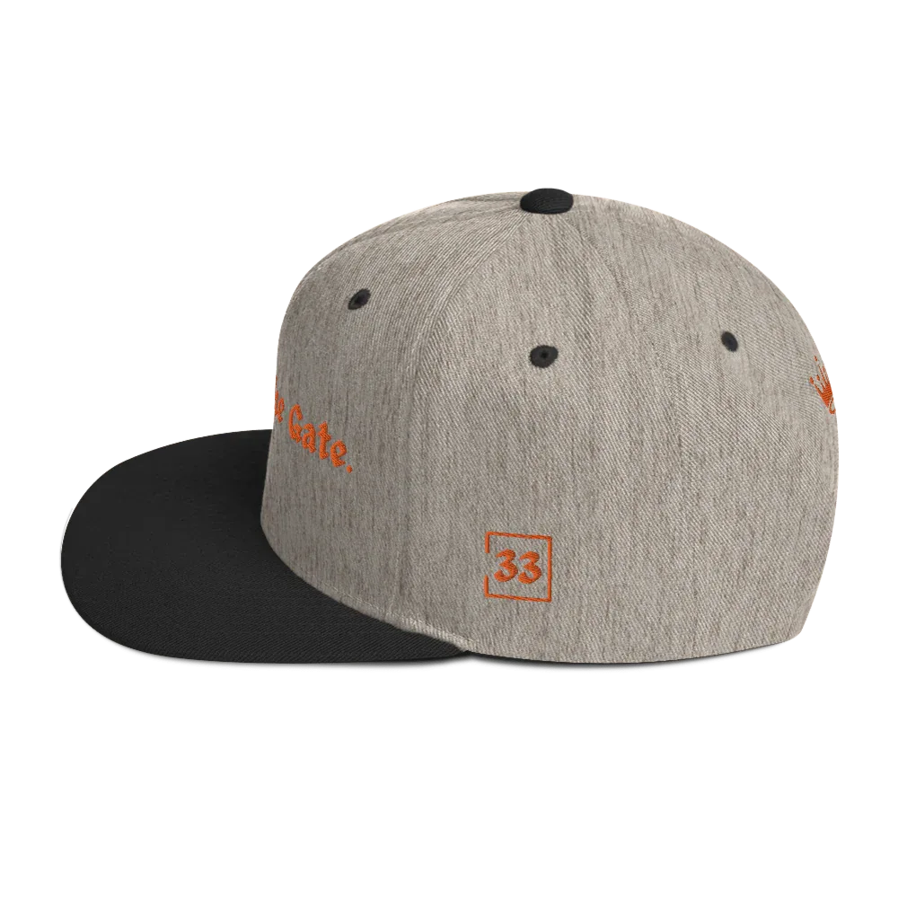 Jesus is the Gate. Snapback Hat - Da G.A.T.E 33