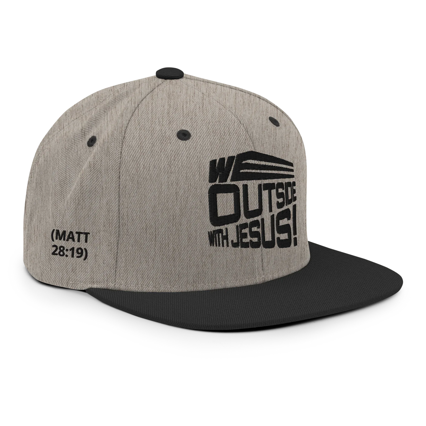 WE OUTSIDE-W-JESUS Snapback Hat - Da G.A.T.E 33