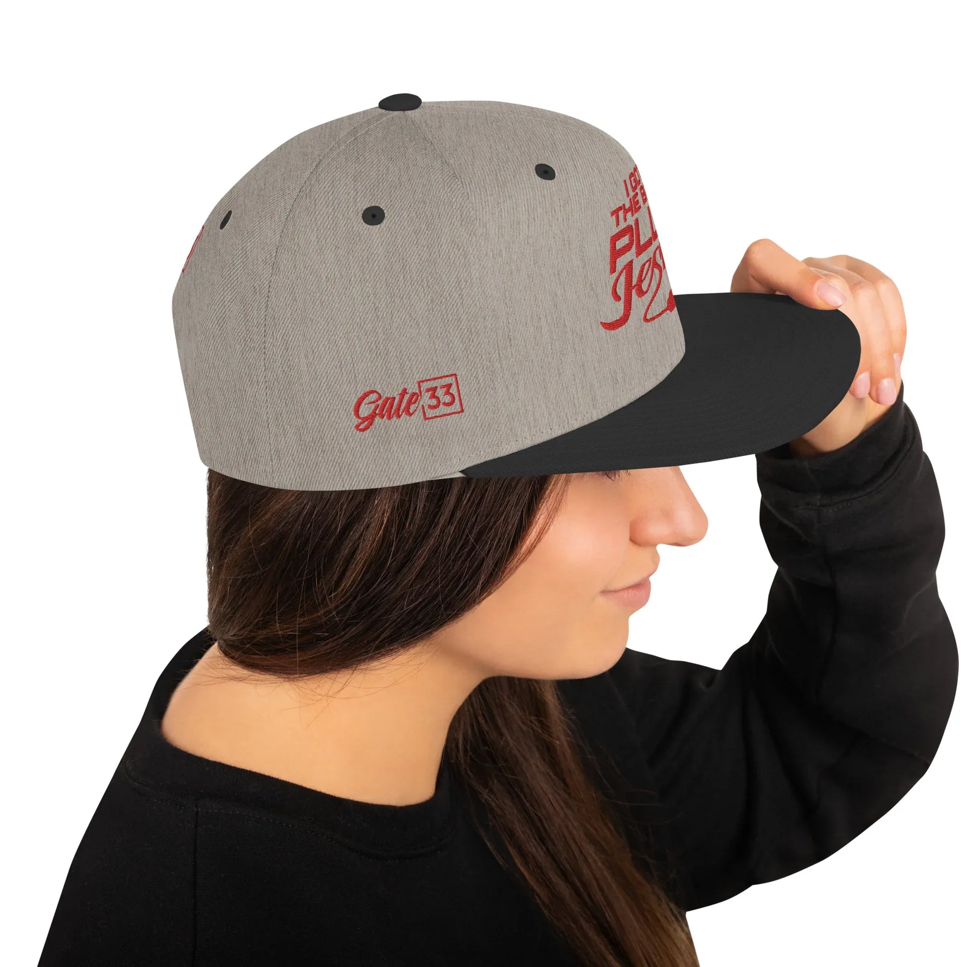 I GOT THE BEST PLUG Snapback Hat - Da G.A.T.E 33