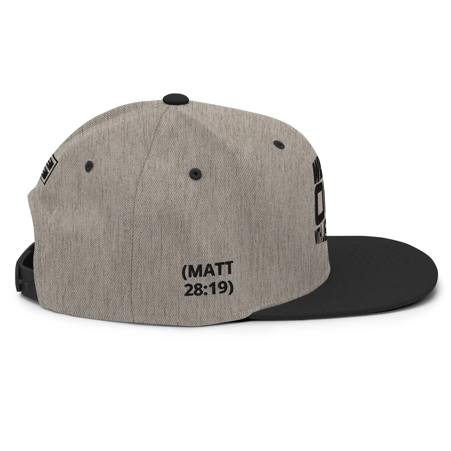 WE OUTSIDE-W-JESUS Snapback Hat - Da G.A.T.E 33