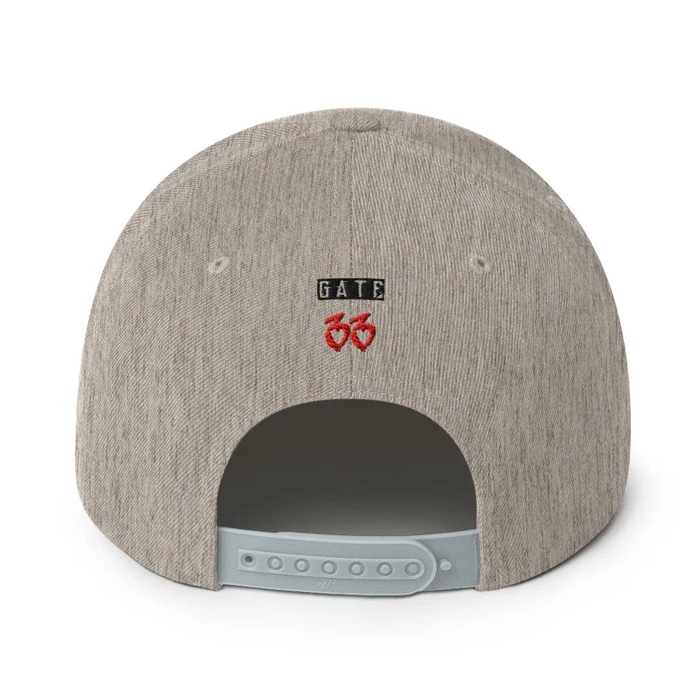 DA GATE 33 Snapback Hat - Da G.A.T.E 33