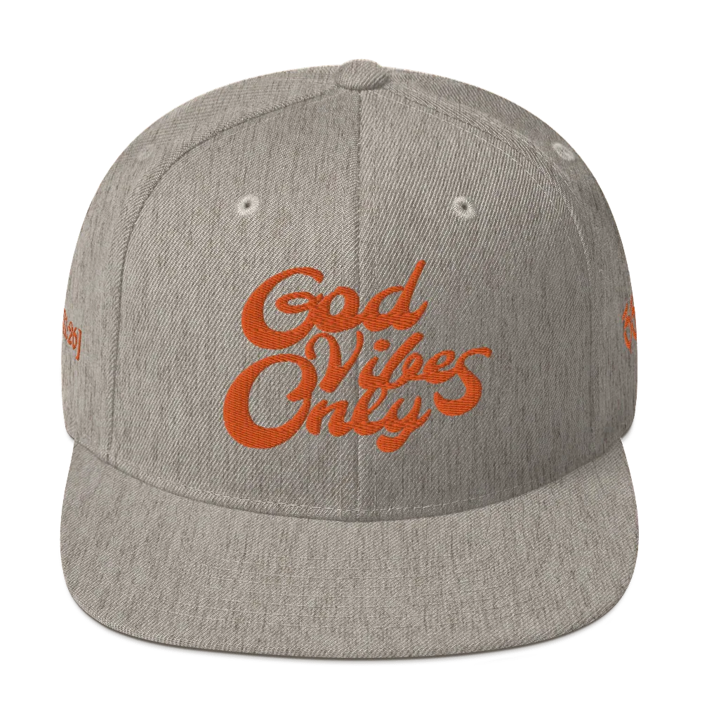 God Vibes Only Snapback Hat - Da G.A.T.E 33