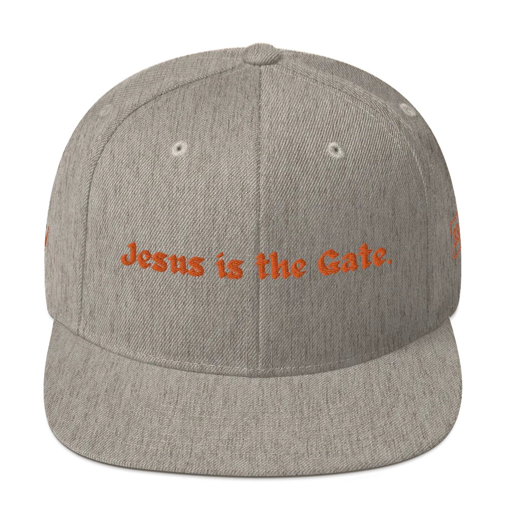 Jesus is the Gate. Snapback Hat - Da G.A.T.E 33
