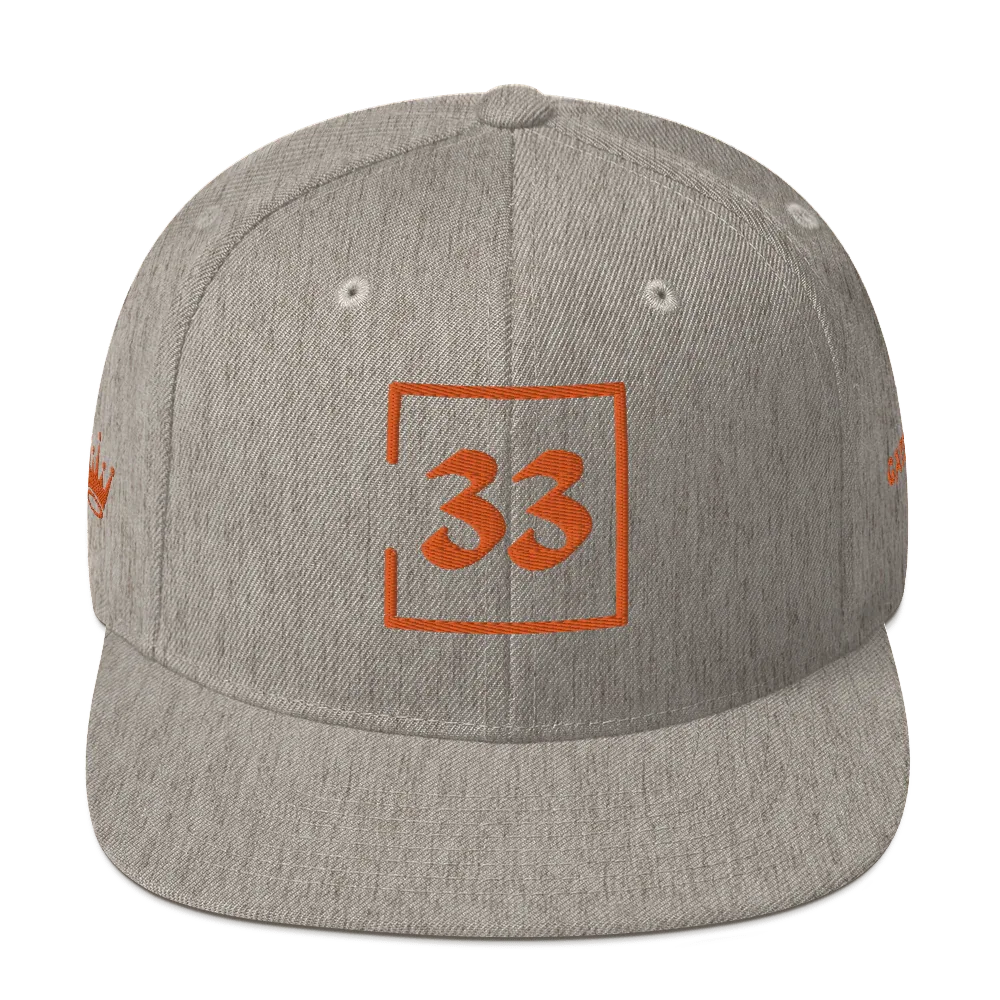 33 Snapback Hat - Da G.A.T.E 33