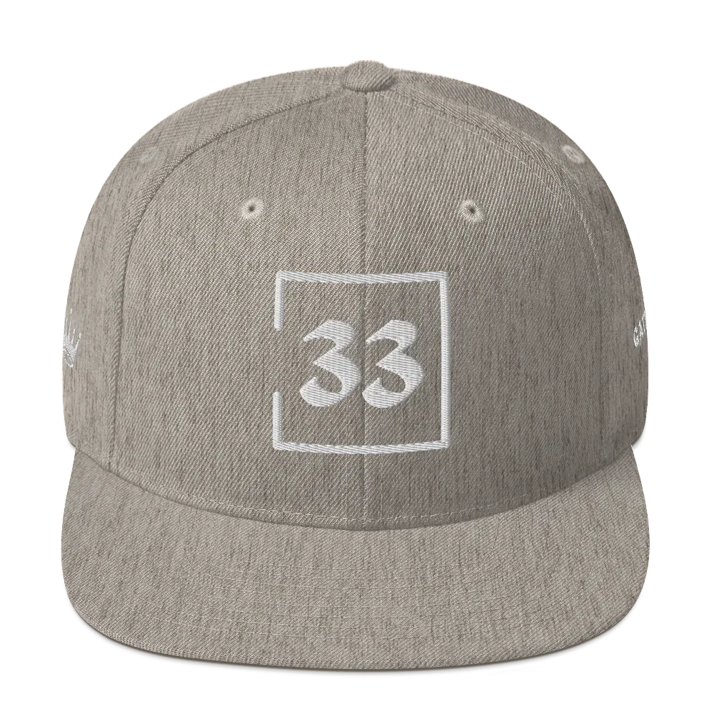 33 Snapback Hat - Da G.A.T.E 33