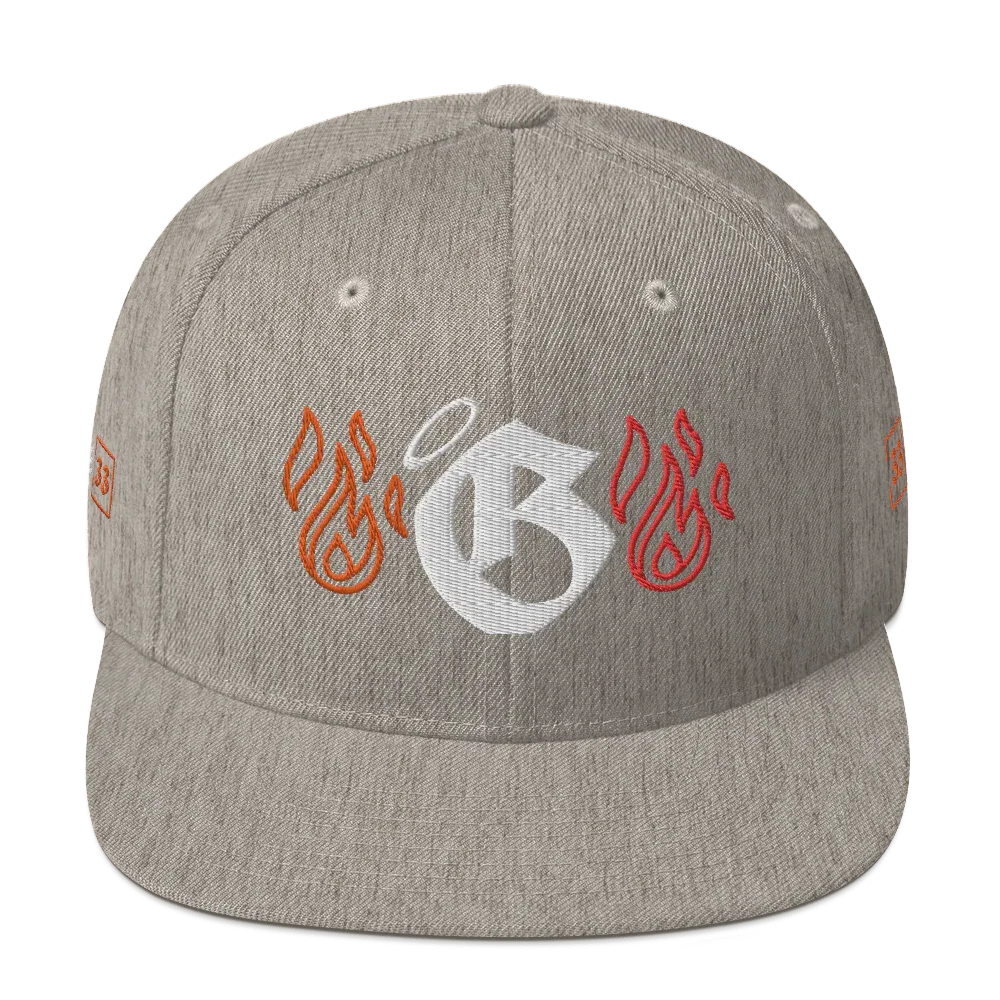 G Flames Snapback Hat - Da G.A.T.E 33