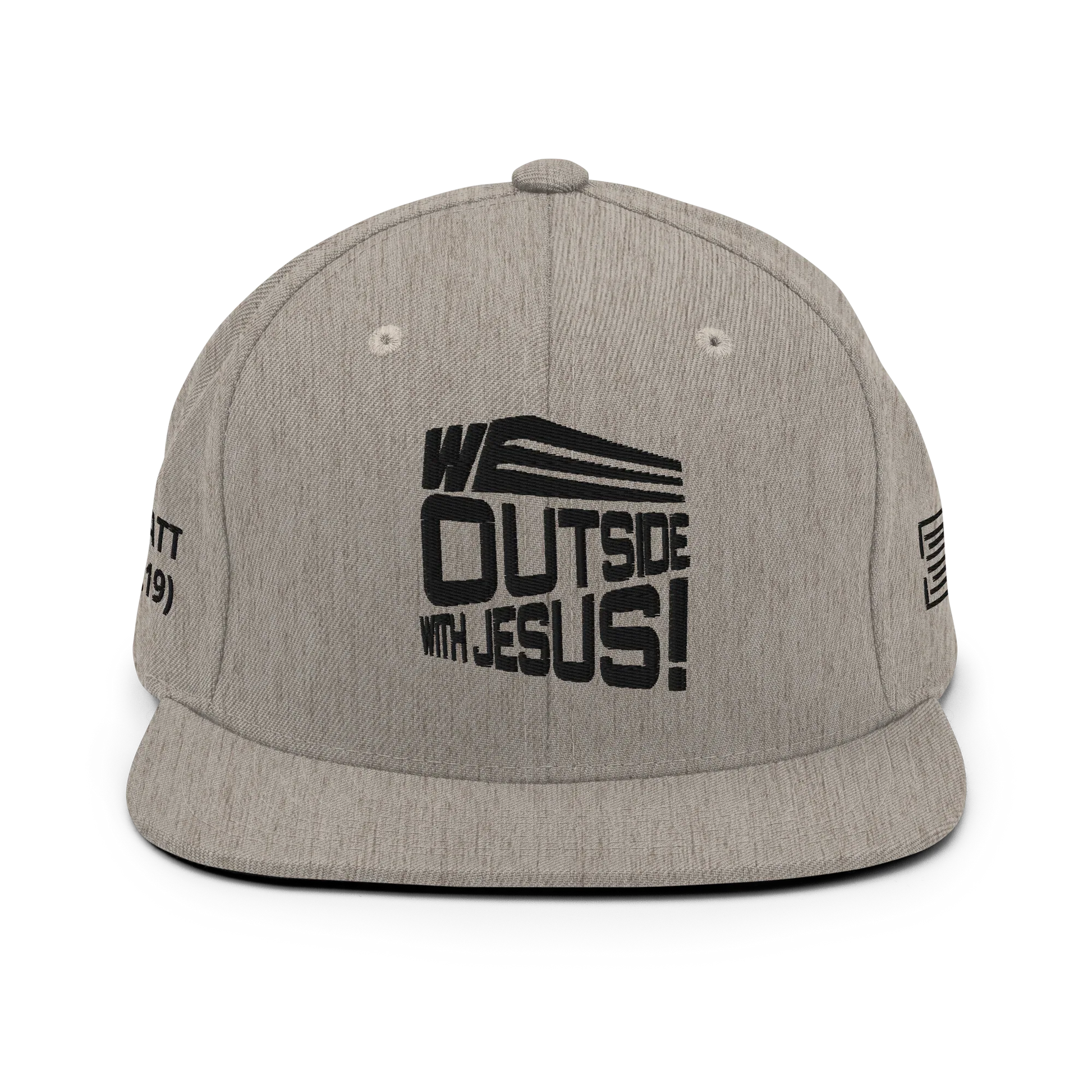 WE OUTSIDE-W-JESUS Snapback Hat - Da G.A.T.E 33