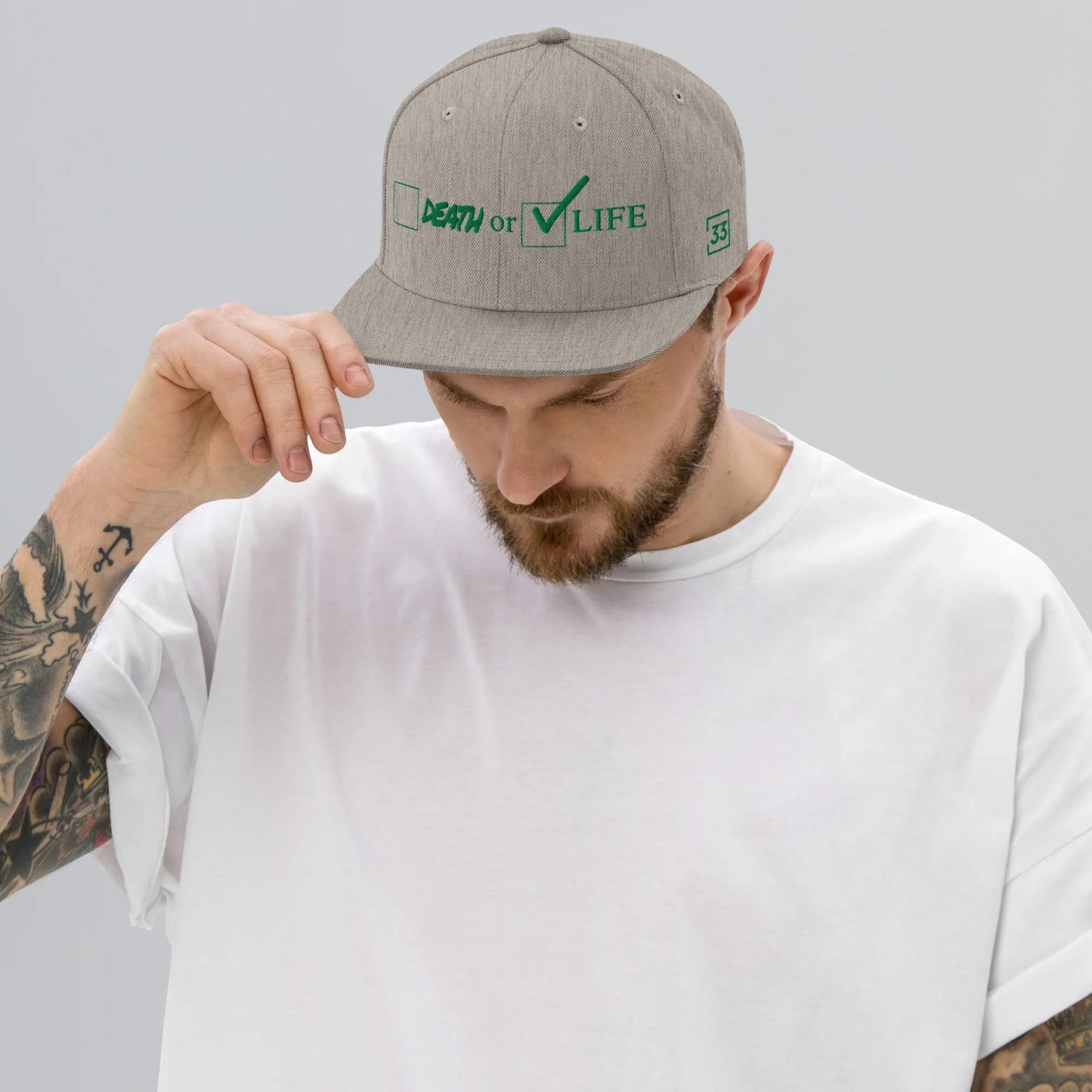 CHOSSE LIFE Snapback Hat - Da G.A.T.E 33