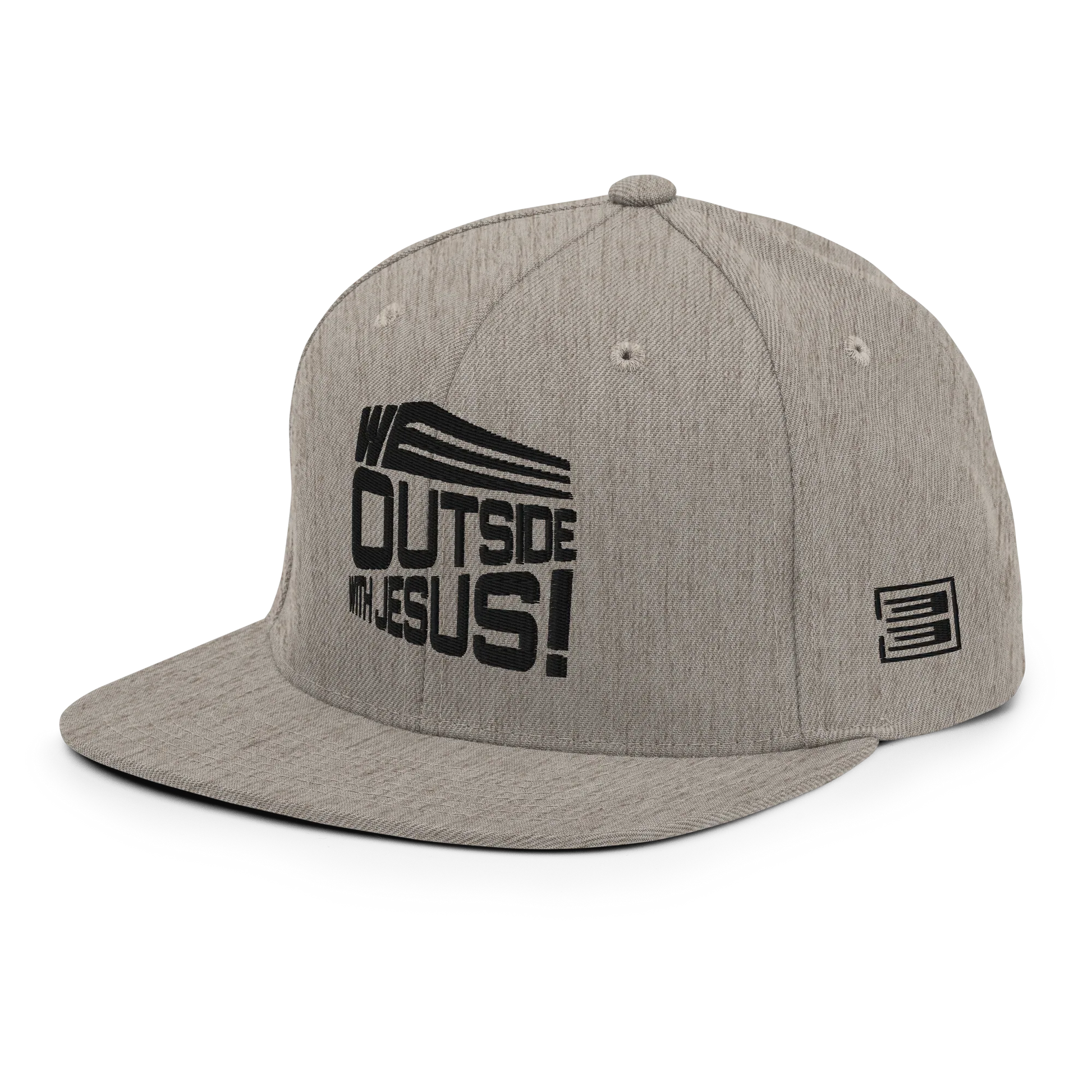 WE OUTSIDE-W-JESUS Snapback Hat - Da G.A.T.E 33