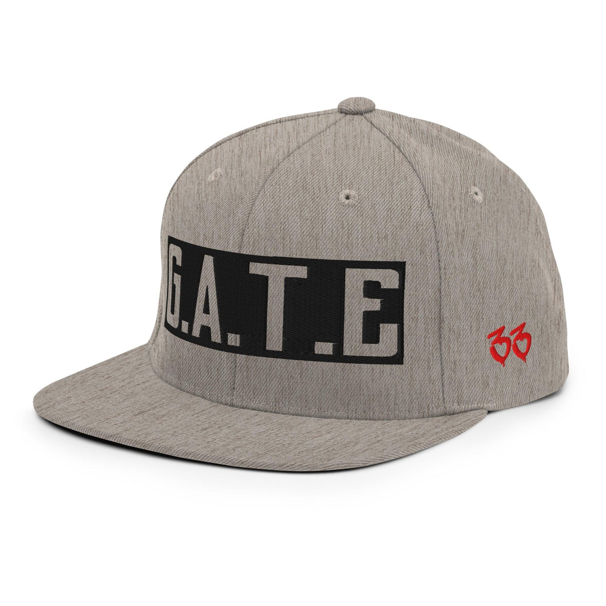 DA GATE 33 Snapback Hat - Da G.A.T.E 33