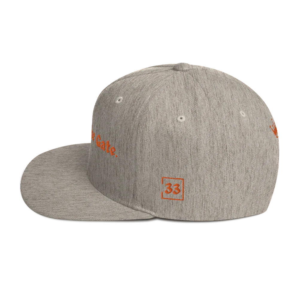 Jesus is the Gate. Snapback Hat - Da G.A.T.E 33
