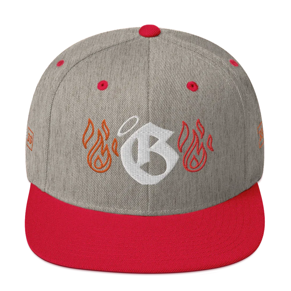 G Flames Snapback Hat - Da G.A.T.E 33