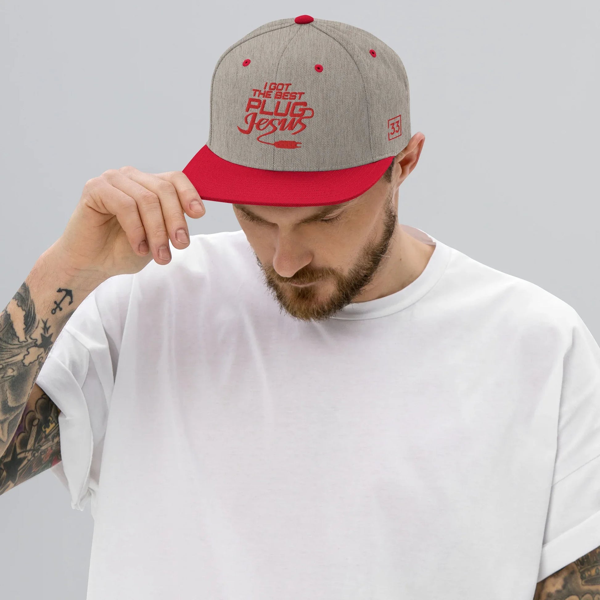 I GOT THE BEST PLUG Snapback Hat - Da G.A.T.E 33