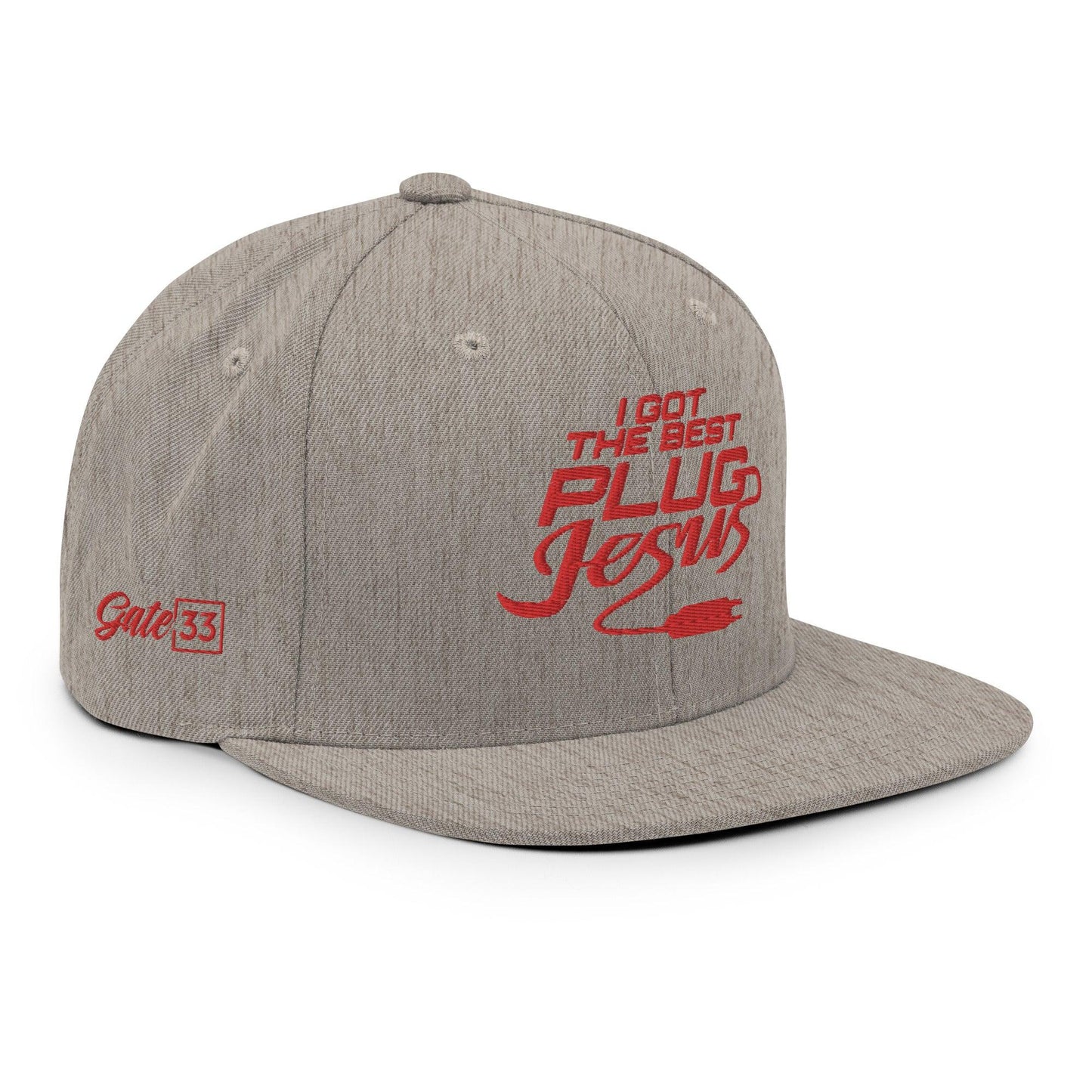 I GOT THE BEST PLUG Snapback Hat - Da G.A.T.E 33