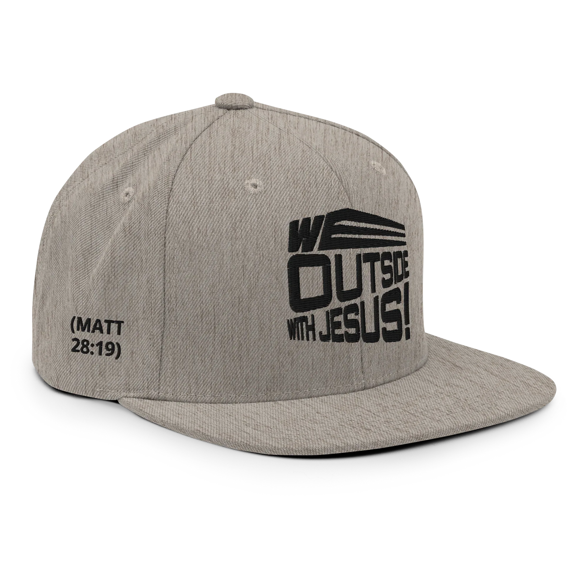 WE OUTSIDE-W-JESUS Snapback Hat - Da G.A.T.E 33