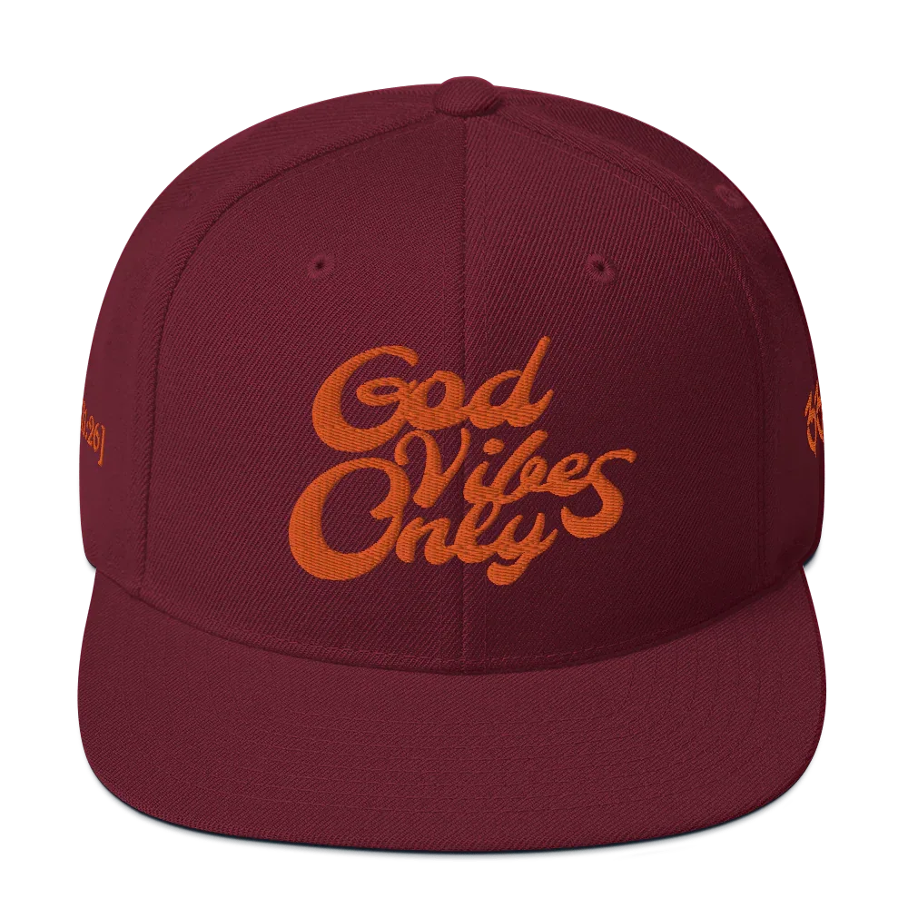 God Vibes Only Snapback Hat - Da G.A.T.E 33