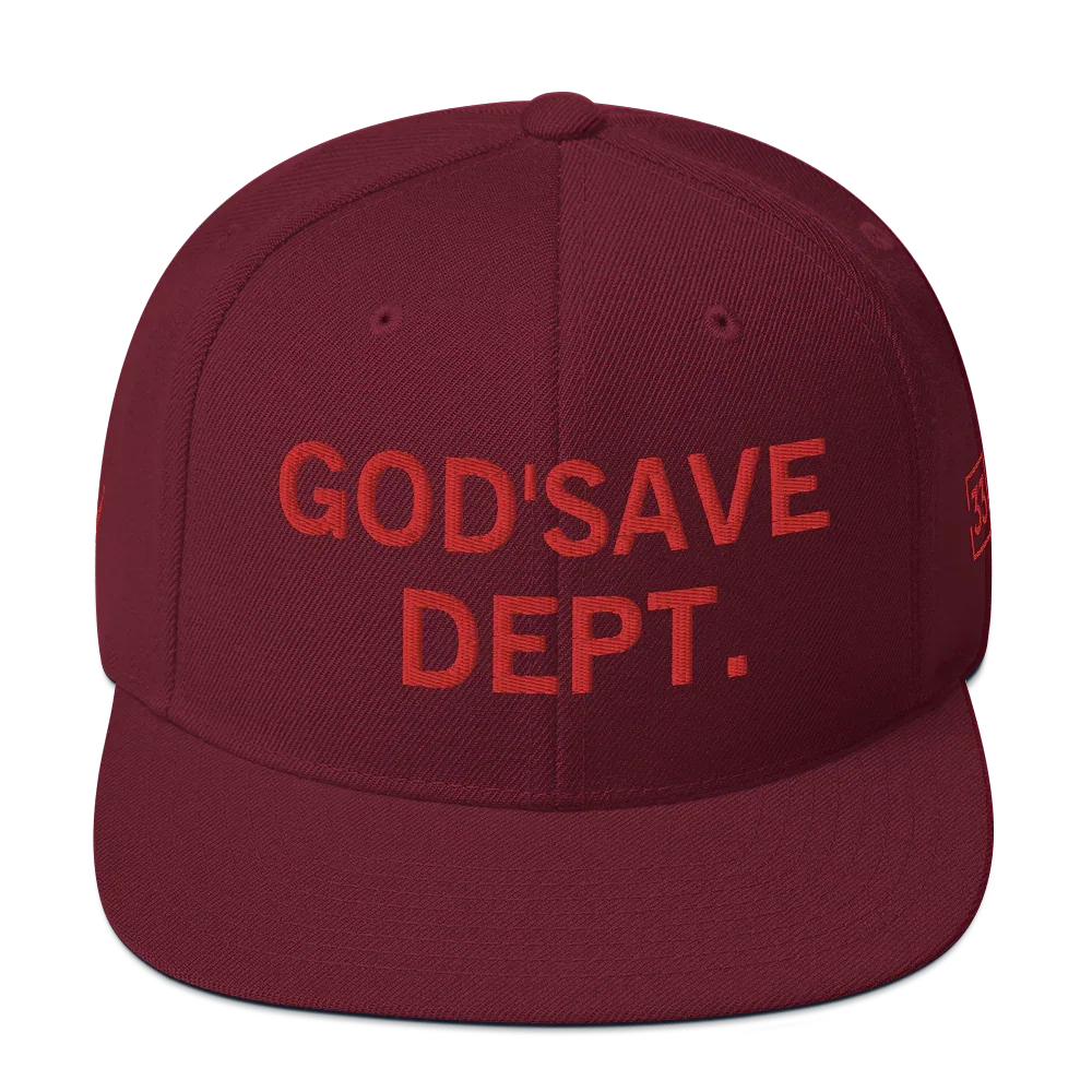 GOD'SAVE DEPT. Snapback Hat - Da G.A.T.E 33
