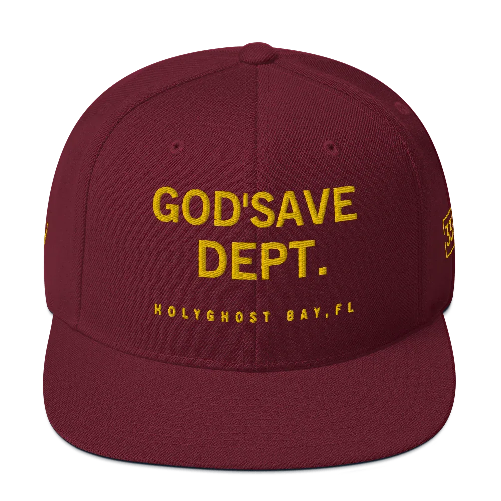 GOD'SAVE Snapback Hat - Da G.A.T.E 33