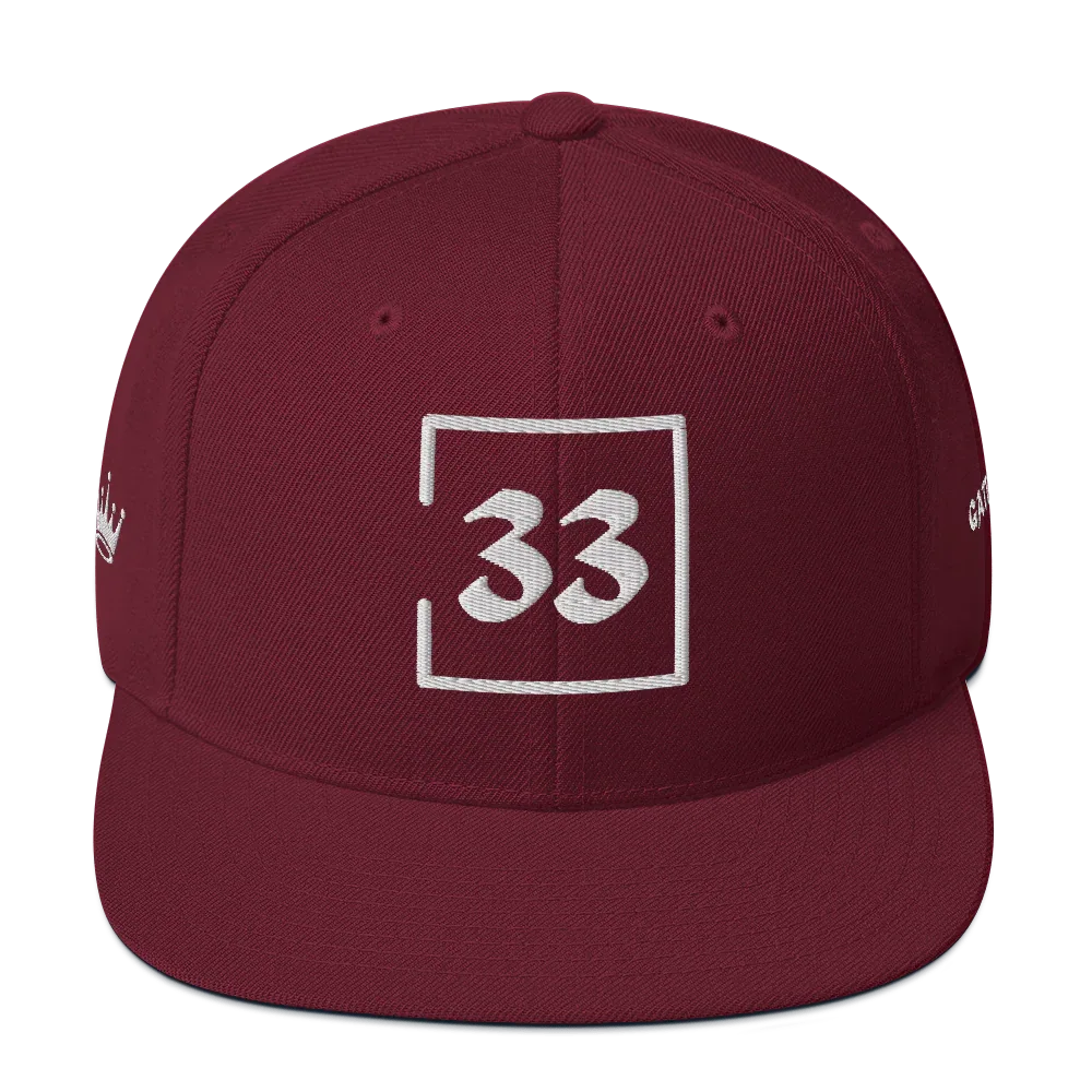 33 Snapback Hat - Da G.A.T.E 33