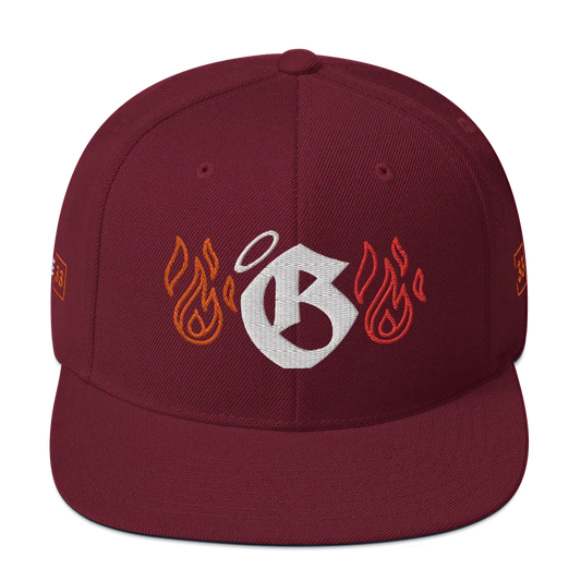 G Flames Snapback Hat - Da G.A.T.E 33