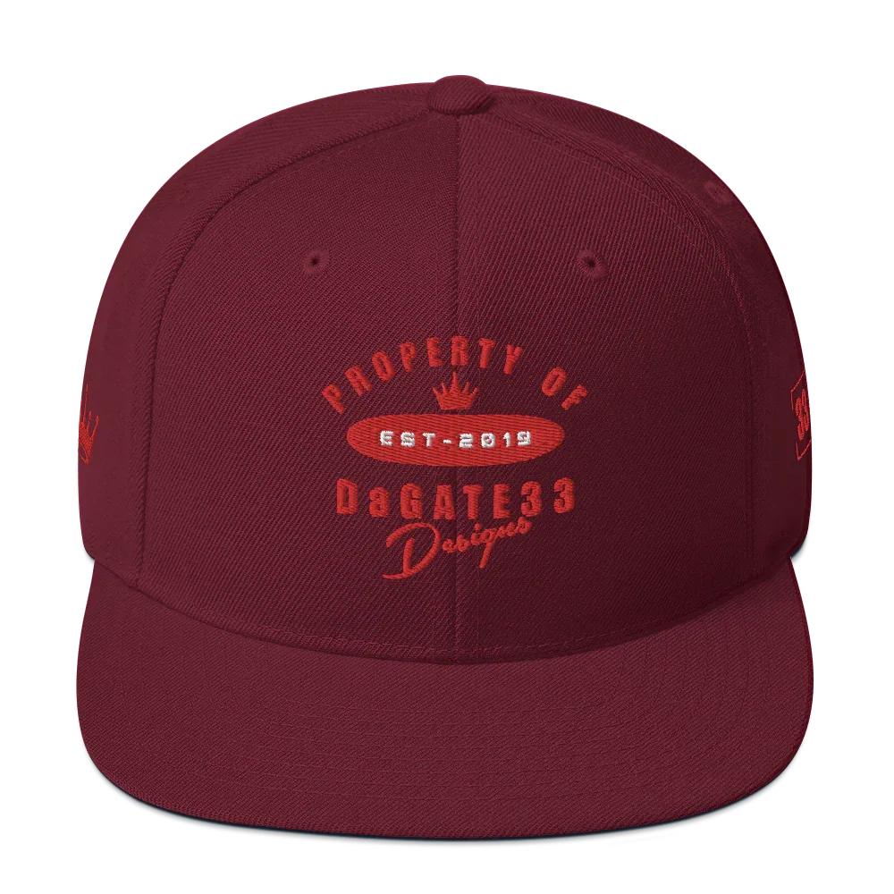 Gate33 Pro Snapback Hat - Da G.A.T.E 33