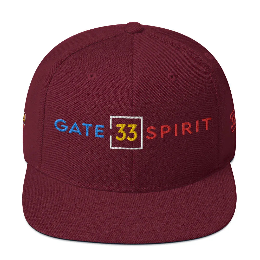 G33 Spirit Snapback Hat - Da G.A.T.E 33