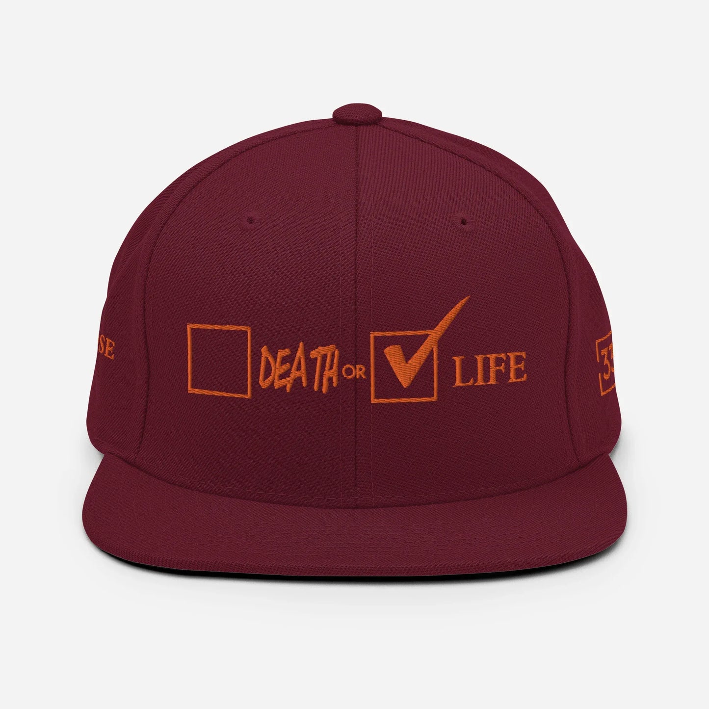 CHOOSE LIFE.Snapback Hat - Da G.A.T.E 33