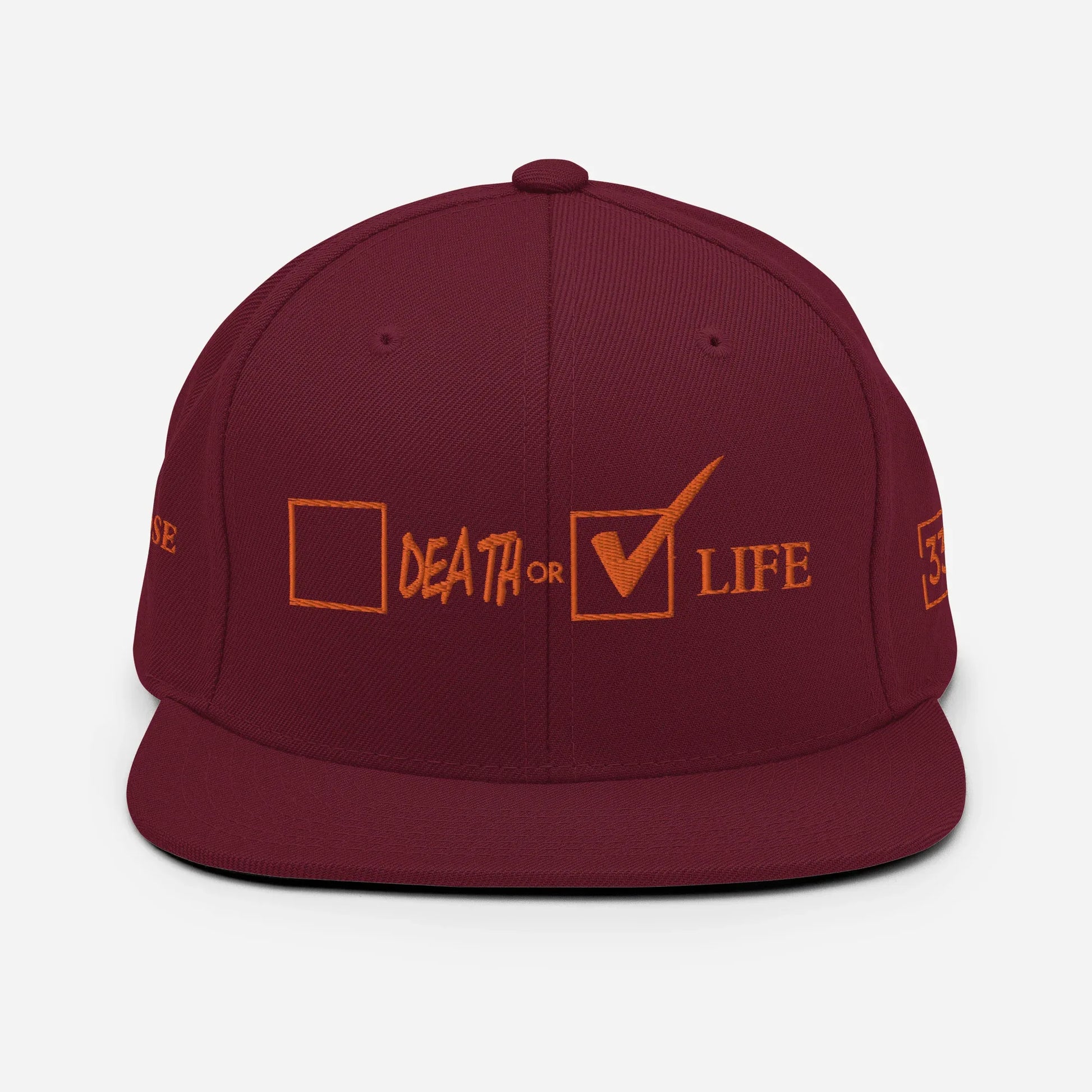 CHOOSE LIFE.Snapback Hat - Da G.A.T.E 33
