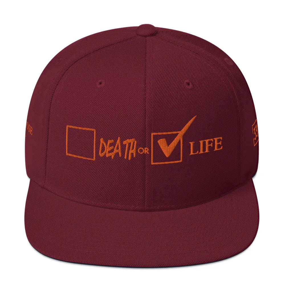 CHOOSE LIFE.Snapback Hat - Da G.A.T.E 33