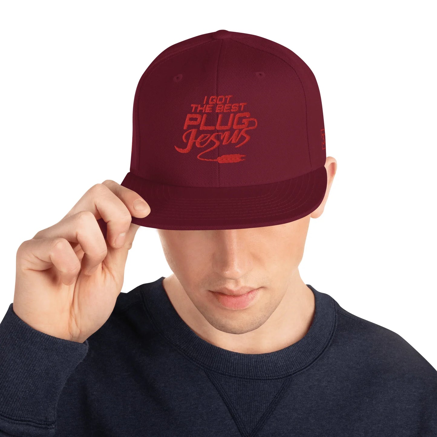 I GOT THE BEST PLUG Snapback Hat - Da G.A.T.E 33
