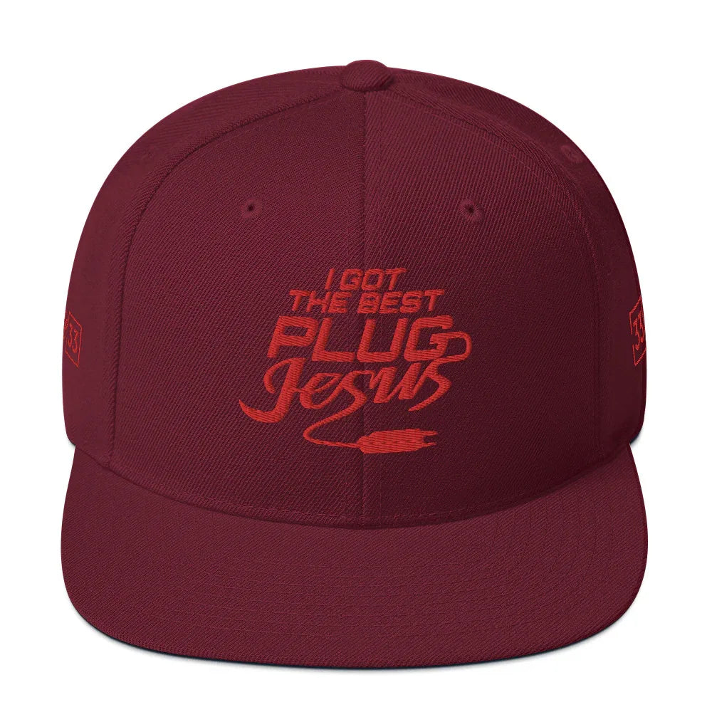 I GOT THE BEST PLUG Snapback Hat - Da G.A.T.E 33