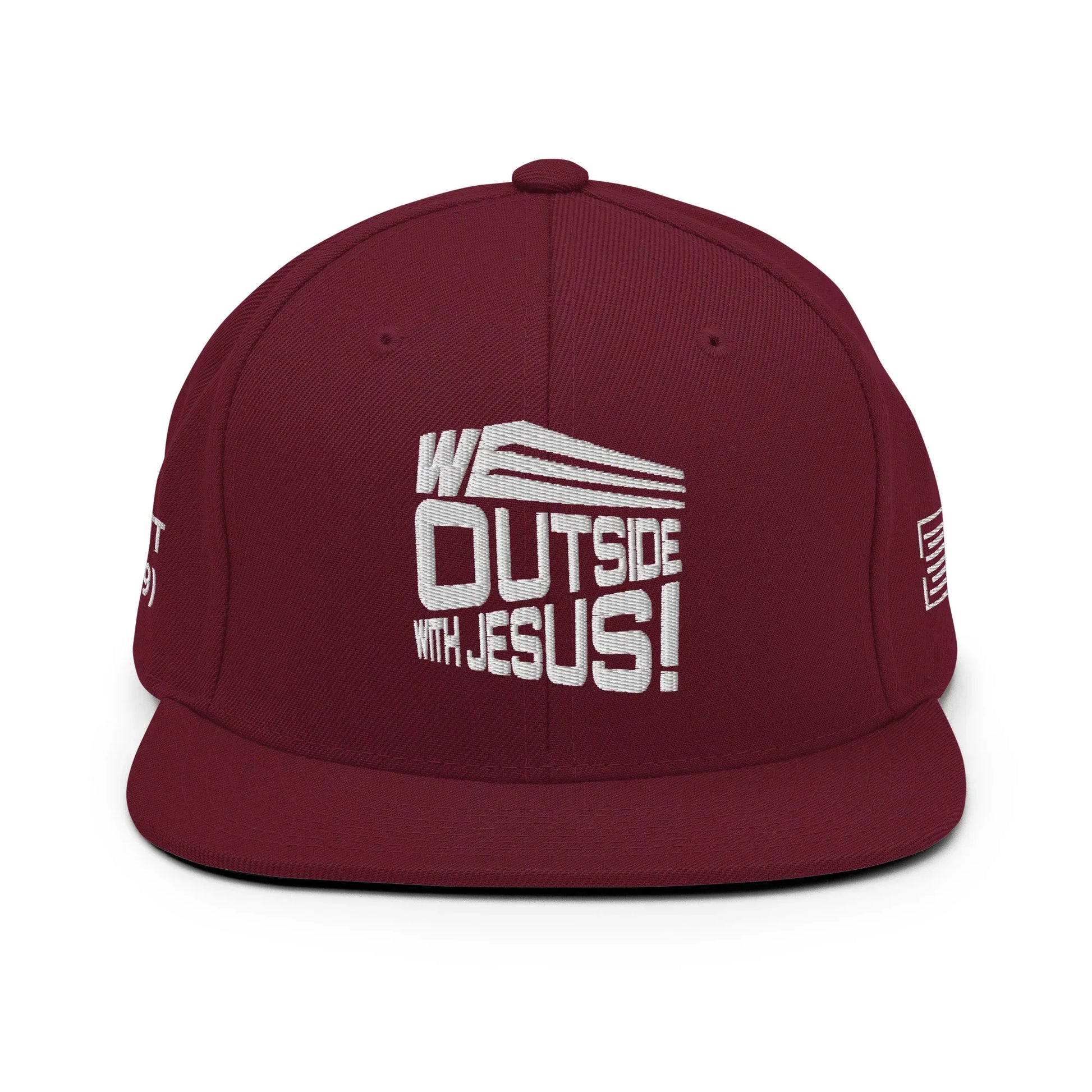 WE OUTSIDE-W-JESUS Snapback Hat - Da G.A.T.E 33