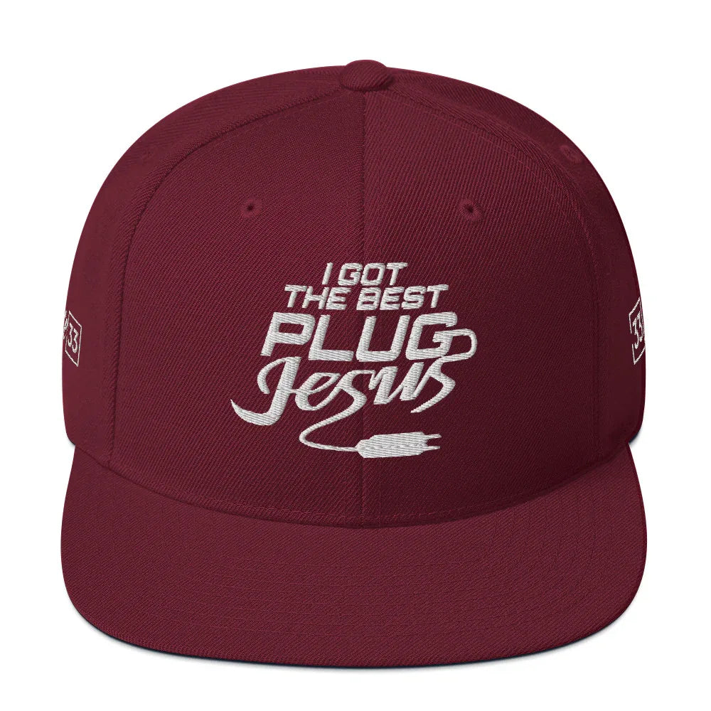 I GOT THE BEST PLUG Snapback Hat - Da G.A.T.E 33
