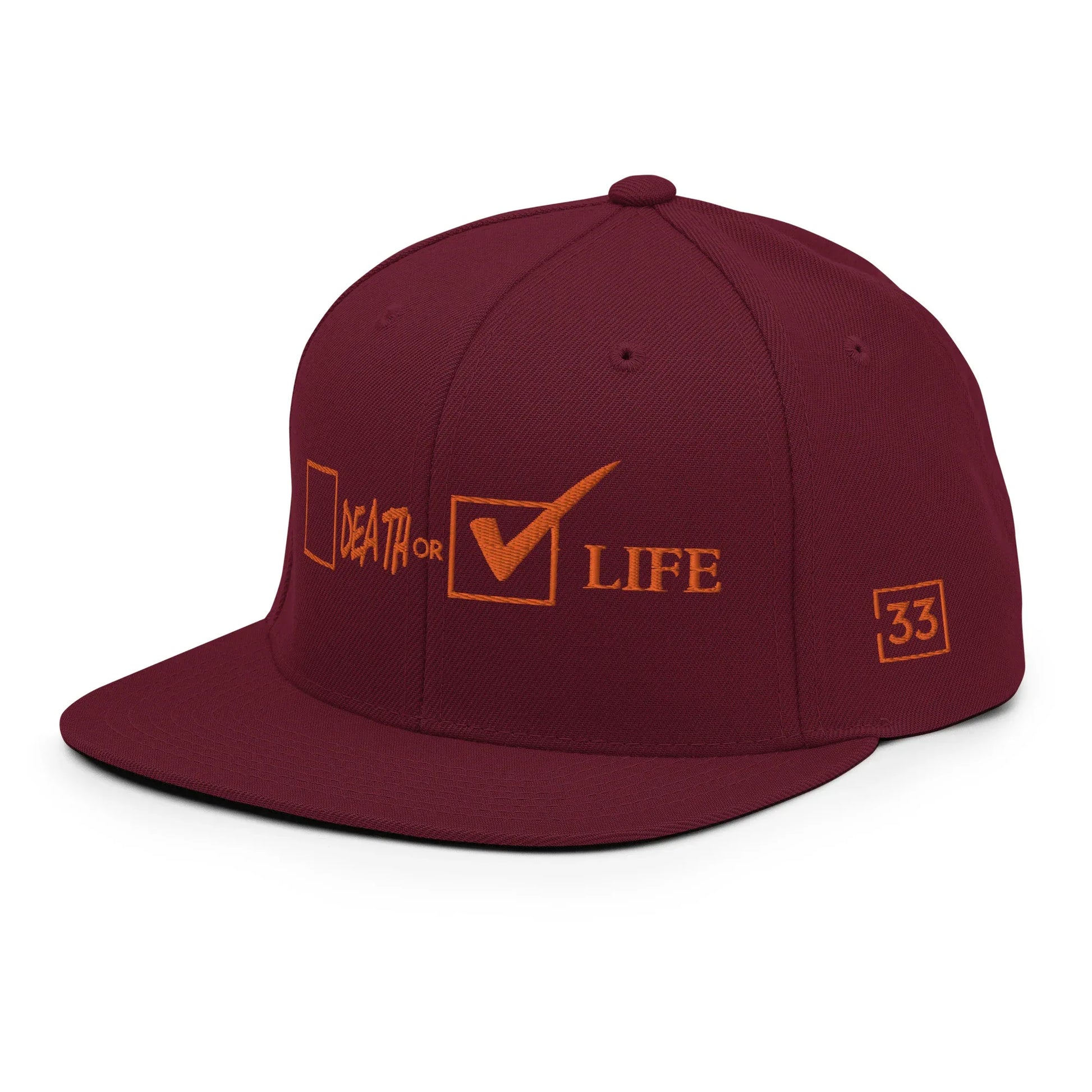 CHOOSE LIFE.Snapback Hat - Da G.A.T.E 33